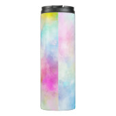 Hintergrund abstrakte Aquarellbilder Thermosbecher (Rückseite)