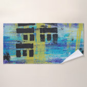 Hintergrund abstrakte Graffiti Badehandtuch (Badehandtuch)