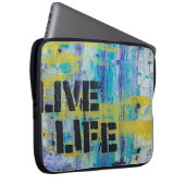 Hintergrund abstrakte Graffiti Laptopschutzhülle (Vorne Rechts)