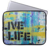 Hintergrund abstrakte Graffiti Laptopschutzhülle (Vorderseite)