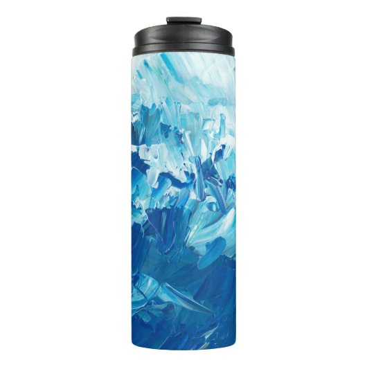Hintergrund abstrakte Kunst Thermosbecher (Vorderseite)