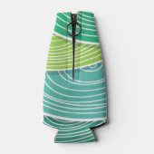 Hintergrund abstrakter, abgerundeter Wellen Flaschenkühler (Rückseite)