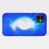Hintergrund Abstrakter blauer Feuer Case-Mate iPhone Hülle (Rückseite (Horizontal))