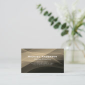 Hintergrund abstrakter Ebenen Visitenkarte (Stehend Vorderseite)