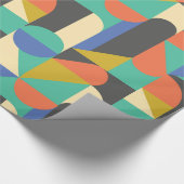 Hintergrund Abstrakter geometrischer Formen Geschenkpapier (Ecke)