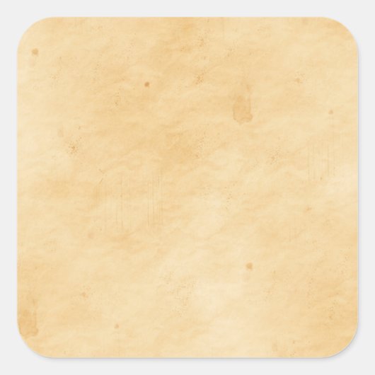 Hintergrund alter Pergamente mit gemotztem Aussehe Quadratischer Aufkleber (Vorderseite)