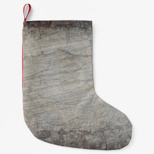 Hintergrund altes Holz Kleiner Weihnachtsstrumpf