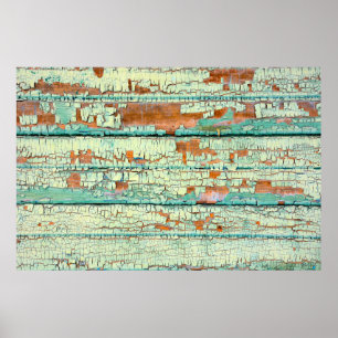 Hintergrund. Altes, Vintages, graues Sperrholz, ag Poster