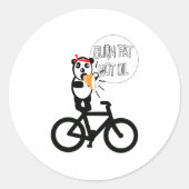 Hintergrund ändern runder aufkleber (Vorderseite)