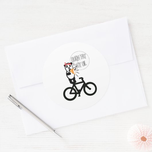 Hintergrund ändern runder aufkleber (Umschlag)