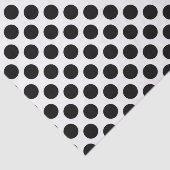 Hintergrund anpassen: B&W Polka Dots Muster Seidenpapier (Ausschnitt)