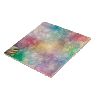 Hintergrund Antike Apophysis-Fraktale I Fliese