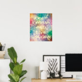 Hintergrund Antike Apophysis-Fraktale I Poster (Heimbüro)
