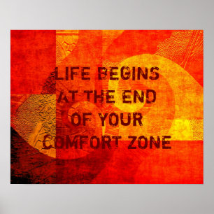 Hintergrund Antike Spiralen - orange gelb Poster