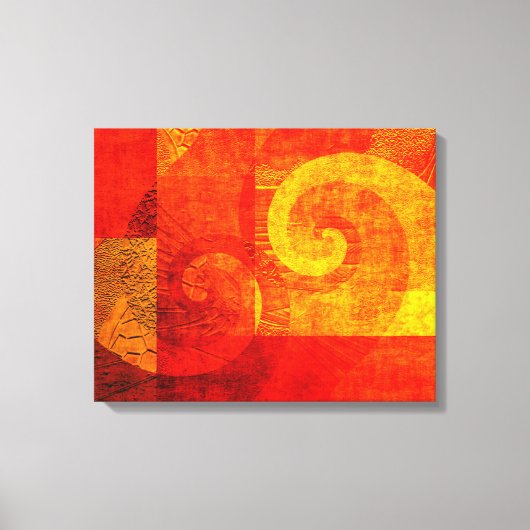 Hintergrund Antiquitätenspiralen Leinwanddruck (Vorderseite)