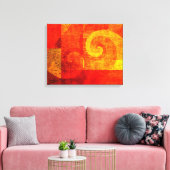 Hintergrund Antiquitätenspiralen Leinwanddruck (Insitu (Wohnzimmer))