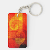 Hintergrund Antiquitätenspiralen Schlüsselanhänger (Rückseite)