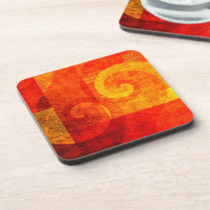 Hintergrund Antiquitätenspiralen Untersetzer