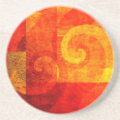 Hintergrund Antiquitätenspiralen Untersetzer (Vorne)