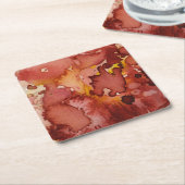 Hintergrund-Aquarell 3 Rechteckiger Pappuntersetzer (angewinkelt)