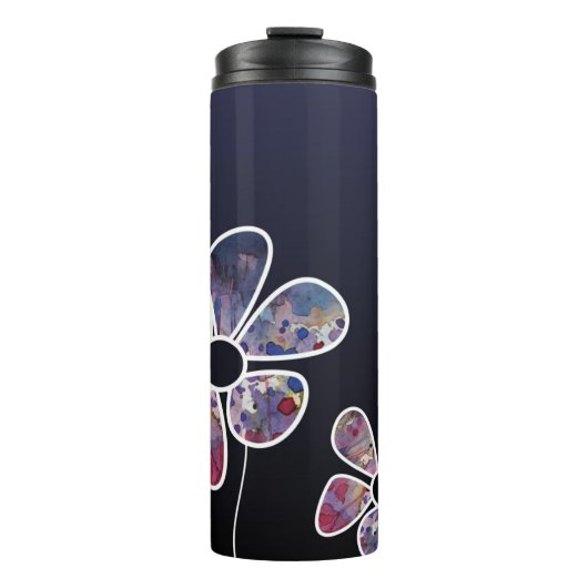 Hintergrund-Aquarell 5 Thermosbecher (Vorderseite)