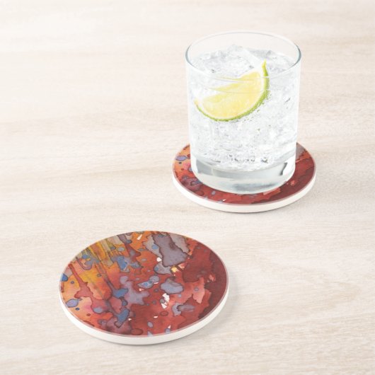 Hintergrund-Aquarell 7 Getränkeuntersetzer (Seite)