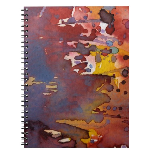 Hintergrund-Aquarell 8 Notizblock (Vorderseite)