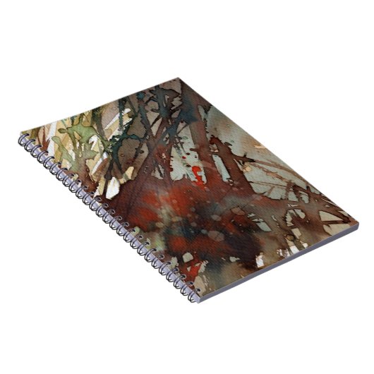 Hintergrund-Aquarell Notizblock (Rechte Seite)