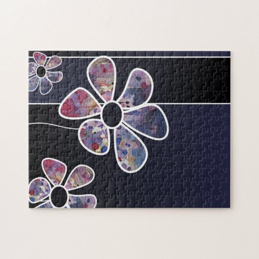 Hintergrund-Aquarell Puzzle (Horizontal)