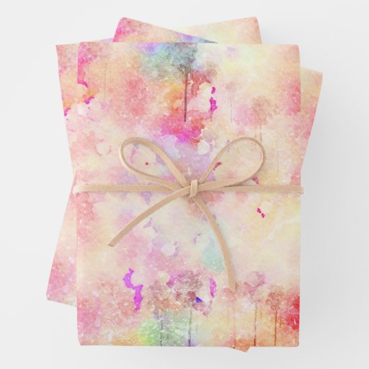 Hintergrund Art Abstrakt Geschenkpapier Set (Beispiel)