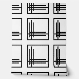 Hintergrund - Art Deco Schwarz / Weiß Tapete