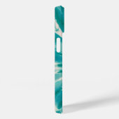 Hintergrund ästhetischer grüner Gefärbte Krawatte Case-Mate iPhone Hülle (Rückseite / Rechts)