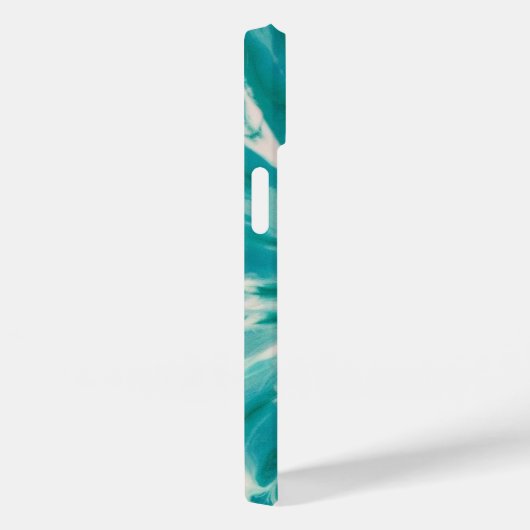 Hintergrund ästhetischer grüner Gefärbte Krawatte Case-Mate iPhone Hülle (Rückseite / Rechts)