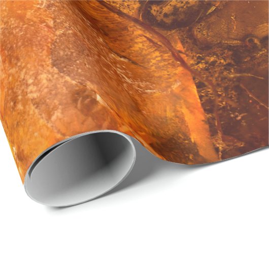 Hintergrund aus Bernstein Geschenkpapier (Rolleneckpunkt)