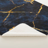 Hintergrund aus blauem Marmor, italienischer Marmo Sherpadecke (3/4)