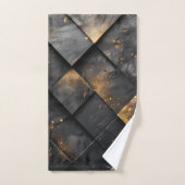 Hintergrund aus Burnt Steel Badhandtuch Set (Handtuch)