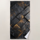 Hintergrund aus Burnt Steel Strandtuch (Vorderseite)
