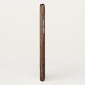 Hintergrund aus Eichholz Case-Mate iPhone Hülle (Hinten/Links)