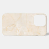 Hintergrund aus gelbem Marmor iPhone Hülle (Rückseite (Horizontal))