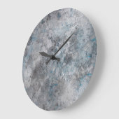 Hintergrund aus grauem Beton Große Wanduhr (Winkel)