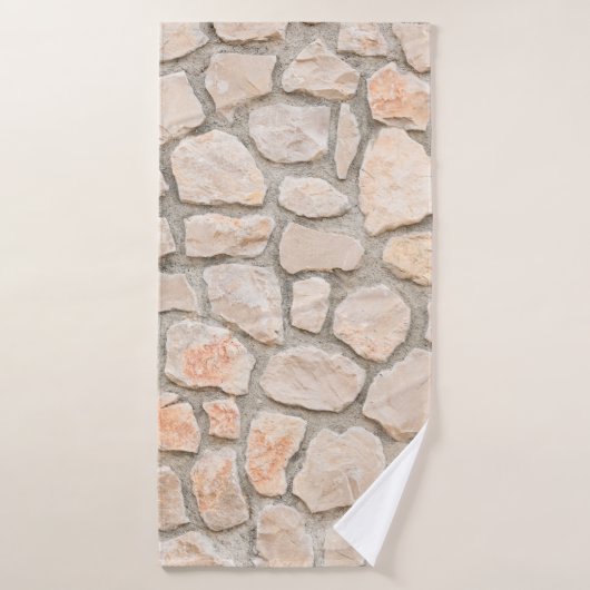 Hintergrund aus grauem Stein, Stein, Textur, Wand, Badehandtuch (Badehandtuch)