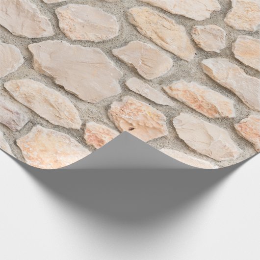 Hintergrund aus grauem Stein, Stein, Textur, Wand, Geschenkpapier (Ecke)