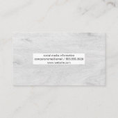 Hintergrund aus hellem Holz Visitenkarte (Rückseite)