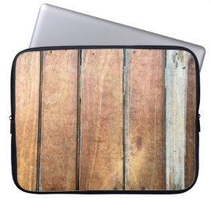 Hintergrund aus Holz. abstrakt, gealtert, rückseit Laptopschutzhülle