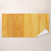 Hintergrund aus Holz Badehandtuch (Badehandtuch)