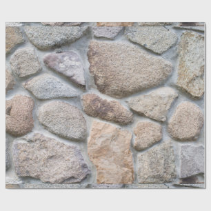 Hintergrund aus Kieselstein Geschenkpapier