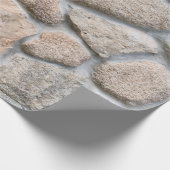 Hintergrund aus Kieselstein Geschenkpapier (Ecke)