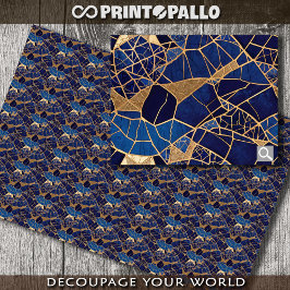 Hintergrund aus Kintsugi-Glas - Seidenpapier