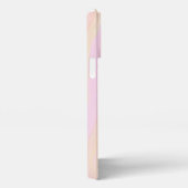 Hintergrund aus rosa Abstraktem Marmor iPhone Hülle (Rechte Seite)
