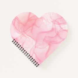 Hintergrund aus rosa Marmor, Hintergrund der flüss Notizblock